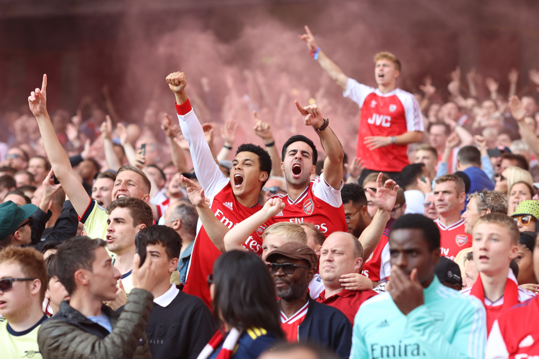 Arsenal fans - football-timelines.com